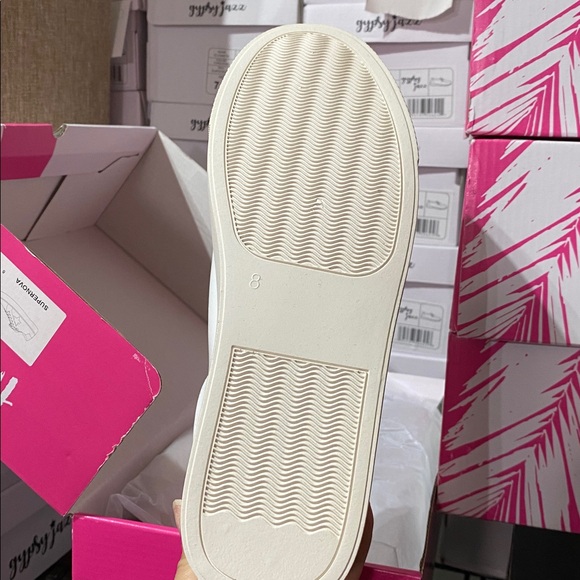 Corkys Supernova Star Sneakers in Silver Glitter - Picture 4 of 4